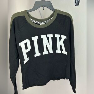 Pink Cropped Sweatshirt
